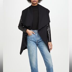 Spanx Faux Leather Convertible Jacket NWOT